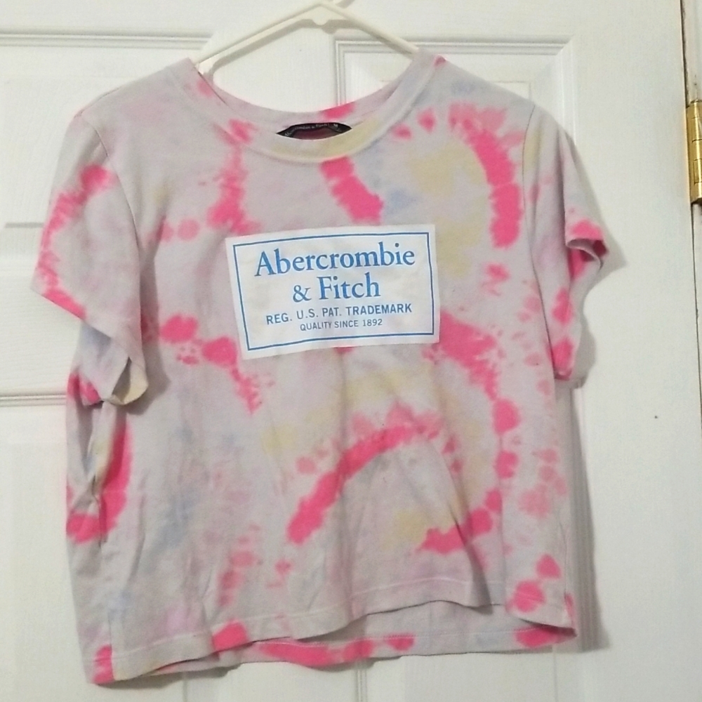 Abercrombie tie dye crop top